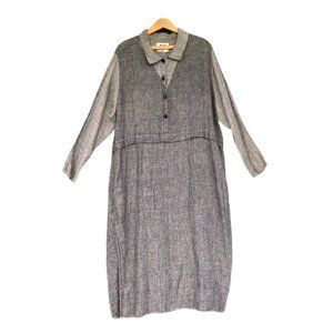Flax Linen Vest Dress